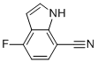 CAS 登录号：313337-33-6， 4-氟-1H-吲哚-7-甲腈