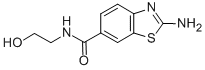 CAS 登录号：313504-87-9， 2-氨基-N-(2-羟基乙基)-1,3-苯并噻唑-6-甲酰胺