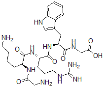 CAS#: 313642-02-3, H-Gly-Lys-Arg-Trp-Gly-OH