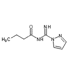 CAS 登录号：313983-08-3， N-(1H-吡唑-1-基亚氨代甲酰基)丁酰胺