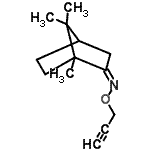 CAS 登录号：314238-36-3， (2Z)-1,7,7-三甲基-N-(2-丙炔-1-基氧基)双环[2.2.1]庚烷-2-亚胺