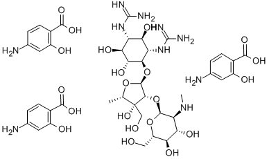 CAS#: 3144-30-7, dihydro-Streptomycin 4-aminosalicylate (1:3) (salt)
