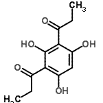 CAS 登录号:3145-11-7, 1,1'-(2,4,6-三羟基-1,3-亚苯基)二(1-丙酮)