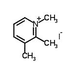 CAS 登录号：31483-51-9， 1,2,3-三甲基吡啶鎓碘化物