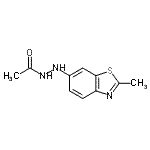 CAS 登录号：315193-86-3， N'-(2-甲基-1,3-苯并噻唑-6-基)乙酰肼