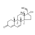 CAS 登录号：31528-46-8， (17beta)-17-乙炔基-17-羟基雌甾-4,6-二烯-3-酮