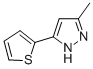 CAS#: 31618-80-1, 3-Methyl-5-(2-Thienyl)-1H-Pyrazole