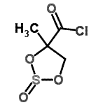 CAS 登录号：316373-89-4， 4-甲基-1,3,2-二恶噻戊环-4-甲酰氯2-氧化物