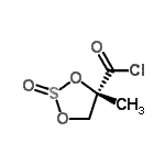 CAS 登录号：316373-91-8， (4S)-4-甲基-1,3,2-二恶噻戊环-4-甲酰氯2-氧化物