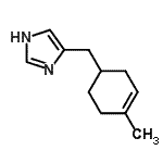CAS 登录号：317338-02-6， 4-[(4-甲基-1-环己-3-烯基)甲基]-1H-咪唑