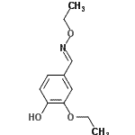 CAS 登录号：318951-99-4， 2-乙氧基-4-[(E)-(乙氧基亚氨基)甲基]苯酚
