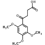 CAS 登录号：31914-19-9， 4-氧代-4-(2,4,5-三甲氧基苯基)丁酸