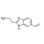 CAS 登录号：319916-64-8， 2-丙基-1H-苯并咪唑-5-甲醛