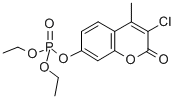 CAS#: 321-54-0, 3-Chloro-4-methyl-7-coumarinyl diethyl phosphate