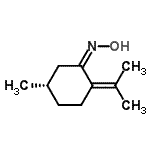 CAS 登录号：321359-55-1， (1Z,5S)-N-羟基-2-异亚丙基-5-甲基环己烷亚胺