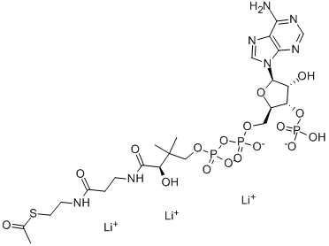 CAS#: 32140-51-5, Acetyl Coenzyme A (C2:0) Lithium