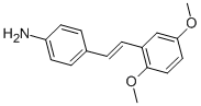 CAS#: 32180-65-7, 4-[2-(2,5-Dimethoxyphenyl)Ethenyl]Aniline
