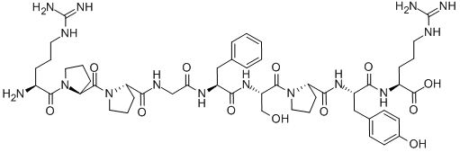 CAS#: 32222-00-7, H-Arg-Pro-Pro-Gly-Phe-Ser-Pro-Tyr-Arg-OH
