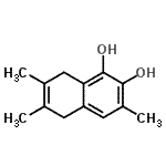 CAS#: 32249-77-7, 3,6,7-Trimethyl-5,8-Dihydro-1,2-Naphthalenediol