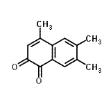 CAS 登录号：32249-81-3， 4,6,7-三甲基-1,2-萘二酮