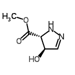 CAS 登录号：323196-50-5， 甲基(4S,5R)-4-羟基-4,5-二氢-1H-吡唑-5-羧酸酯