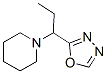 CAS#: 32418-59-0, 1-[1-(1,3,4-Oxadiazol-2-Yl)Propyl]Piperidine