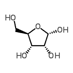 CAS#: 32445-75-3, alpha-D-Ribofuranose