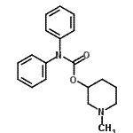 CAS#: 3245-17-8, 1-Methyl-3-Piperidinyl Diphenylcarbamate