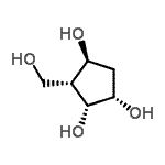 CAS 登录号：325480-59-9， (1S,2R,3R,4S)-3-(羟基甲基)-1,2,4-环戊烷三醇