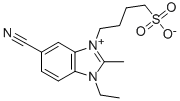 CAS#: 32634-35-8, 5-Cyano-1-Ethyl-2-Methyl-3-(4-Sulfobutyl)Benzimidazolium betaine