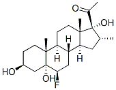 CAS#: 3264-92-4, 1-[(3S,5R,6R,8R,9S,10R,13S,14S,16R,17R)-6-Fluoro-3,5,17-Trihydroxy-10,13,16-Trimethyl-2,3,4,6,7,8,9,11,12,14,15,16-Dodecahydro-1H-Cyclopenta[a]Phenanthren-17-Yl]Ethanone