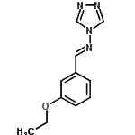 CAS#: 328262-60-8, (E)-1-(3-Ethoxyphenyl)-N-(4H-1,2,4-Triazol-4-Yl)Methanimine
