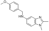 CAS#: 328559-09-7, (1,2-Dimethyl-1 H-Benzoimidazol-5-Yl)-(4-Methoxy-Benzyl)-Amine