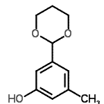CAS#: 329788-96-7, 3-(1,3-Dioxan-2-Yl)-5-Methylphenol