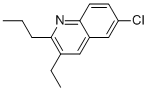 CAS#: 3299-46-5, 6-Chloro-3-Ethyl-2-Propyl-Quinoline