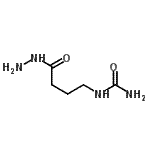CAS 登录号：33037-04-6， 1-(4-肼基-4-氧代丁基)脲