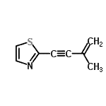 CAS 登录号：330436-72-1， 2-(3-甲基-3-丁烯-1-炔-1-基)-1,3-噻唑