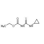 CAS 登录号：330799-98-9， 乙基(环丙基硫代氨基甲酰基)氨基甲酸酯