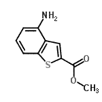 CAS 登录号：330801-72-4， 甲基4-氨基-1-苯并噻吩-2-羧酸酯