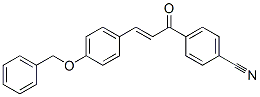 CAS 登录号：33084-01-4， 4-[3-[4-(苯基甲氧基)苯基]丙-2-烯酰基]苯甲腈