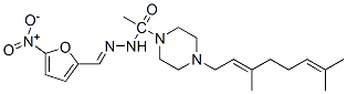 CAS#: 33165-28-5, 2-[4-[(2E)-3,7-Dimethylocta-2,6-Dienyl]Piperazin-1-Yl]-N-[(5-Nitrofuran-2-Yl)Methylideneamino]Acetamide