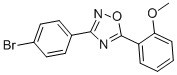 CAS#: 331989-19-6, 3-(4-Bromophenyl)-5-(2-Methoxyphenyl)-1,2,4-Oxadiazole