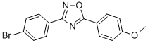 CAS#: 331989-76-5, 3-(4-Bromophenyl)-5-(4-Methoxyphenyl)-1,2,4-Oxadiazole