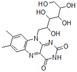 CAS#: 33210-88-7, 7,8-Dimethyl-10-(2,3,4,5,6-Pentahydroxyhexyl)Benzo[g]Pteridine-2,4-Dione
