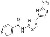 CAS 登录号：332351-17-4， N-(2'-氨基[4,4'-联噻唑]-2-基)-4-吡啶甲酰胺