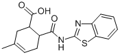 CAS 登录号:332410-15-8, (1R,6S)-6-(1,3-苯并噻唑-2-基氨基甲酰)-3-甲基环己-3-烯-1-羧酸