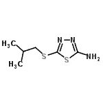 CAS#: 33313-07-4, 5-(Isobutylsulfanyl)-1,3,4-Thiadiazol-2-Amine