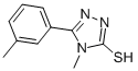 CAS 登录号：333313-78-3， 4-甲基-5-(3-甲基苯基)-1,2,4-三唑-3-硫醇