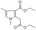 CAS 登录号:33369-26-5, 2-(2-乙氧基-2-氧代乙基)-1,4-二甲基吡咯-3-羧酸乙酯