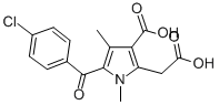 CAS#: 33369-28-7, 2-(Carboxymethyl)-5-(4-Chlorobenzoyl)-1,4-Dimethylpyrrole-3-Carboxylic Acid